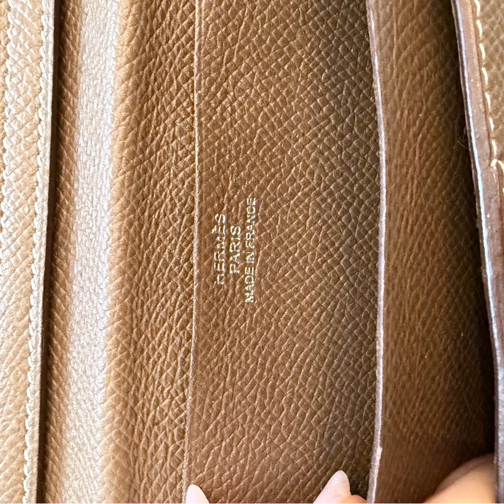 Authentic Hermes Bearn wallet in Etoupe palladium hardware - Picture 6 of 7